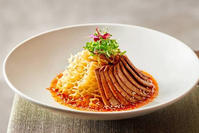 SLICED BEEF AND OX TONGUE IN CHILI SAUCE 夫妻肺片